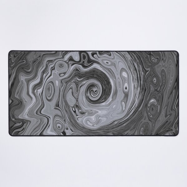 Item preview, Groovy Retro Abstract Black and White Swirl designed and sold by myrubiogarden.