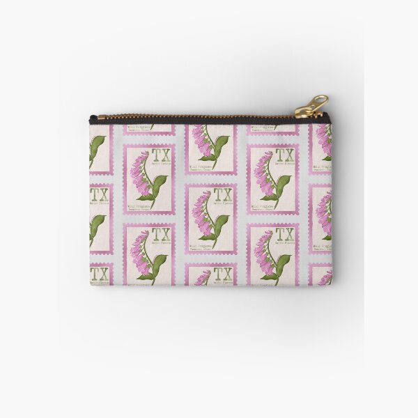 Item preview, Texas Native Flower Foxglove Watercolor Vintage Postage Stamp designed and sold by Marguerite Artistry.
