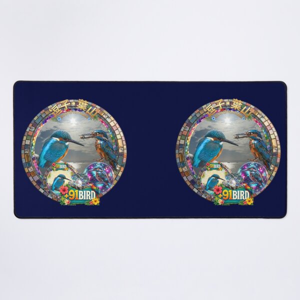 Item preview, Cyber & Real Kingfisher Johnny with Hayama Turtle Sun - Plus 91 Bird Fantasy designed and sold by Plus91BIRD.