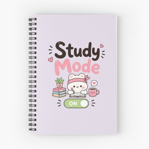 Item preview, Study Mode On Cute Kawaii Student Aesthetic Design | Study Motivation Quote | Back to School Sticker designed and sold by Sanika arts .