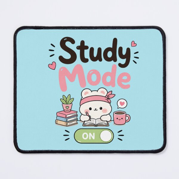 Item preview, Study Mode On Cute Kawaii Student Aesthetic Design | Study Motivation Quote | Back to School Sticker designed and sold by Sanika arts .