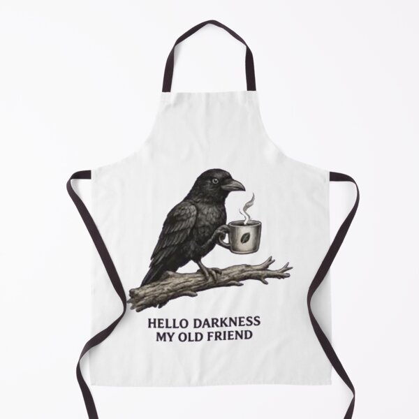 Item preview, Hello Darkness My Old Coffee lover custom raven designed and sold by Gbriel3.