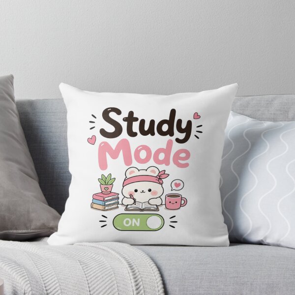 Item preview, Study Mode On Cute Kawaii Student Aesthetic Design | Study Motivation Quote | Back to School Sticker designed and sold by Sanika arts .