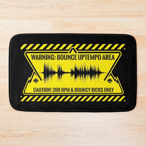 Item preview, Bounce Uptempo Area 200 BPM Hardcore Techno Sign designed and sold by SPAZE-Typo.