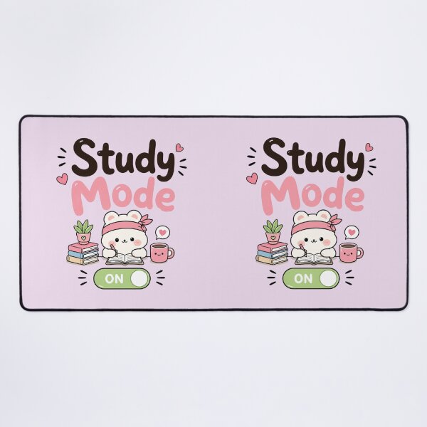 Item preview, Study Mode On Cute Kawaii Student Aesthetic Design | Study Motivation Quote | Back to School Sticker designed and sold by Sanika arts .