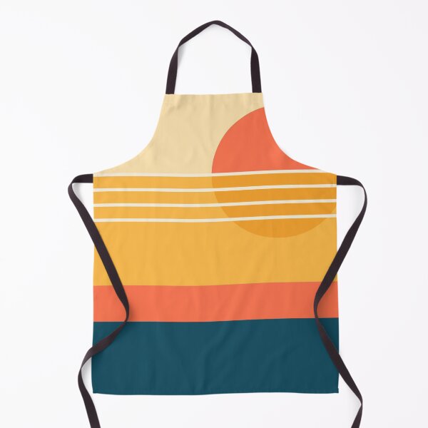 Item preview, Minimal Retro Sunset – Vintage Stripes Sun | Summer Aesthetic Design designed and sold by hyper retro.