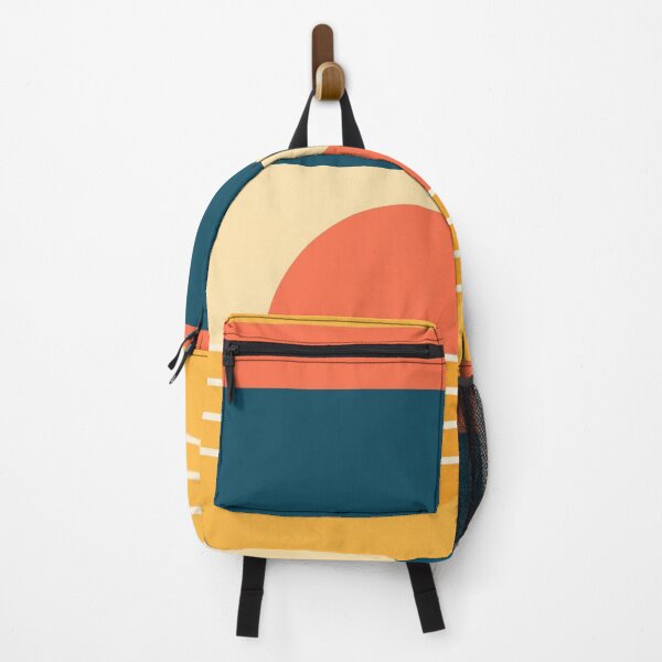 Item preview, Minimal Retro Sunset – Vintage Stripes Sun | Summer Aesthetic Design designed and sold by hyper retro.