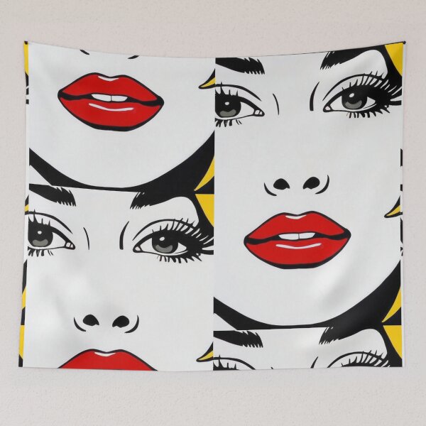 Item preview, Art - Pop Art Female Face, 1960s Graphic Style designed and sold by Beat-It.
