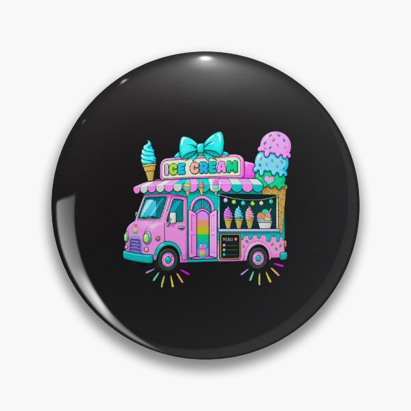 Item preview, Pastel Ice Cream Truck designed and sold by Aimetoi.