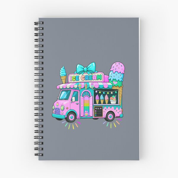 Item preview, Pastel Ice Cream Truck designed and sold by Aimetoi.