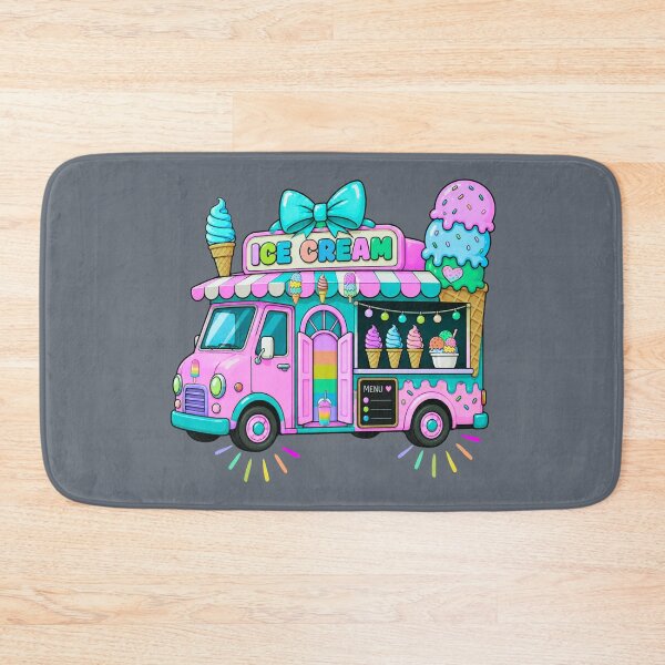 Item preview, Pastel Ice Cream Truck designed and sold by Aimetoi.