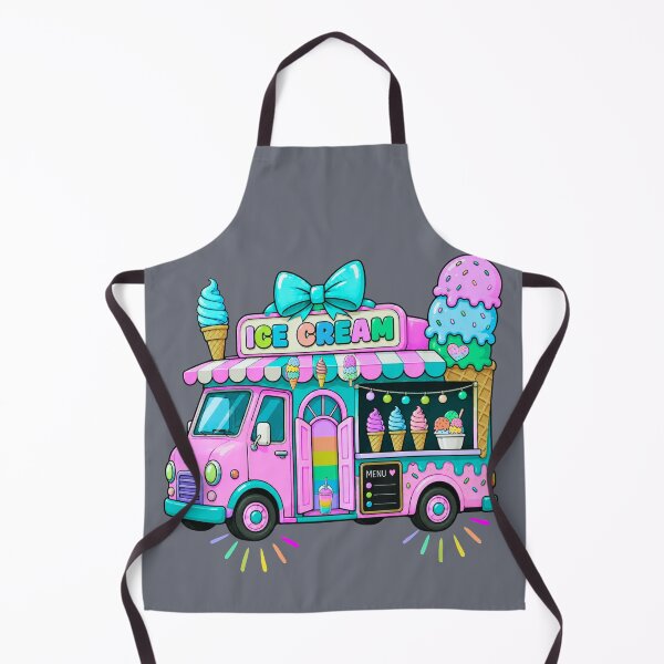 Item preview, Pastel Ice Cream Truck designed and sold by Aimetoi.