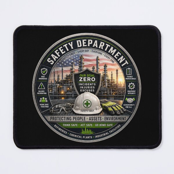 Item preview, Safety Department Zero Incident Safety Professional Challenge Coin Industrial Wall Art designed and sold by artistwill.
