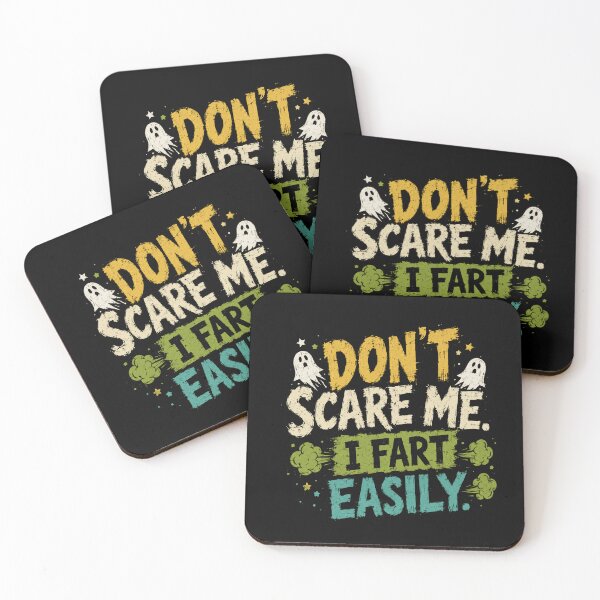 Item preview, Don't Scare Me I Fart Easily Funny Halloween Ghost Humor designed and sold by SkeletonsDanger.