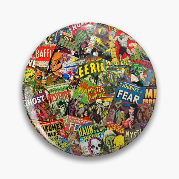 Item preview, Vintage Horror Comic Book Cover Art Collage designed and sold by hjsmith.
