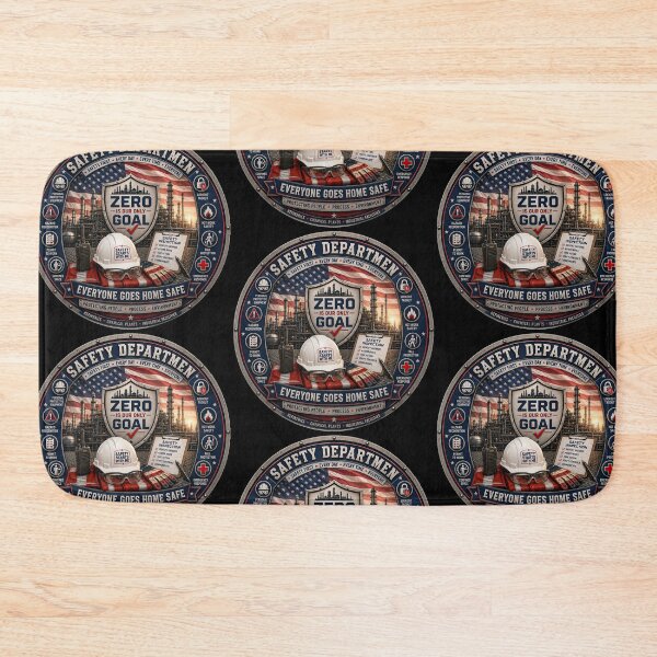 Item preview, Safety Department Zero Goal Industrial Safety Challenge Coin Wall Art | Refinery & Chemical Plant Safety Professional Design designed and sold by artistwill.