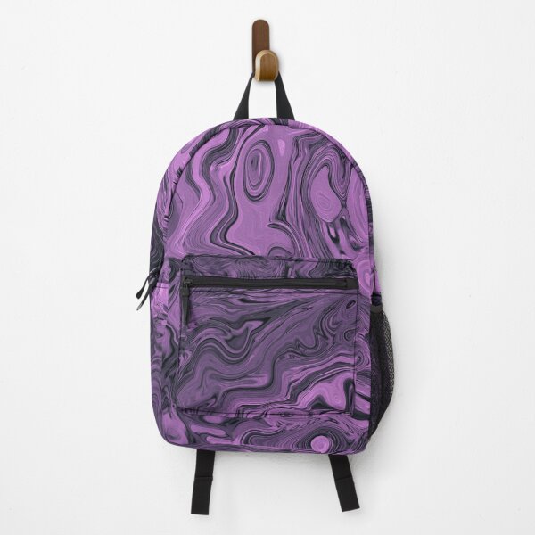 Item preview, Groovy Retro Abstract Pink and Black Swirl designed and sold by myrubiogarden.