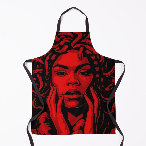 Item preview, Crimson Gorgon – Iconic Medusa Portrait designed and sold by SilverSpring55.