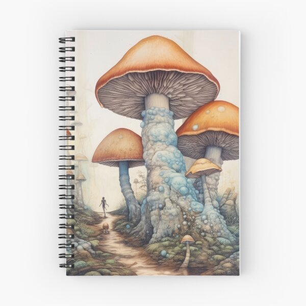 Item preview, Fairy Tale Mushroom Path designed and sold by Art School Dropout.