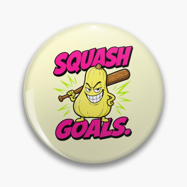 Item preview, Squash Goals Funny Squad Goals Vegetable Pun Fake Friends Gift designed and sold by Anyshca.