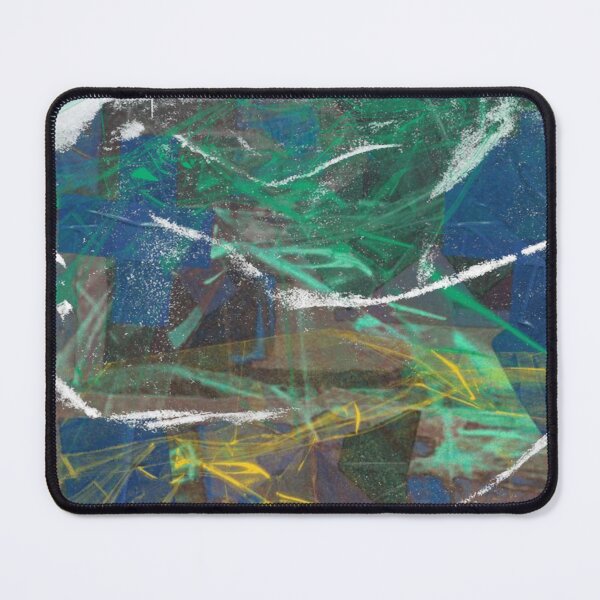 Item preview, Blue Green Abstract Collage designed and sold by Swooncake Press.