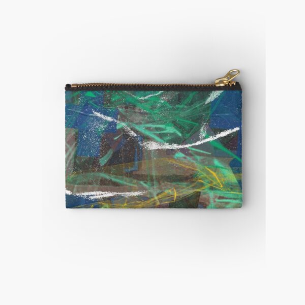 Item preview, Blue Green Abstract Collage designed and sold by Swooncake Press.
