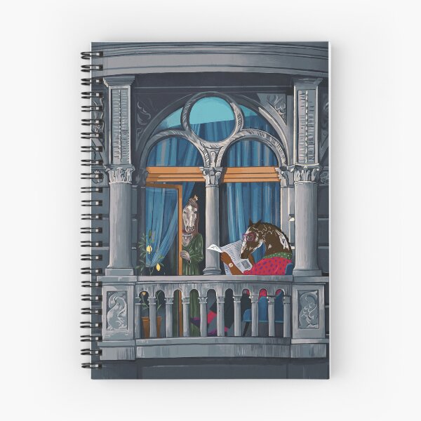 Item preview, Horses on the balcony designed and sold by Ekaterina Khozatskaya.