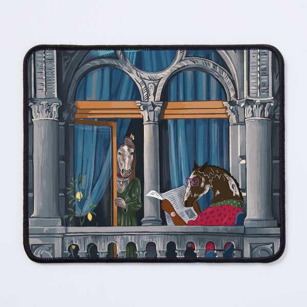 Item preview, Horses on the balcony designed and sold by Ekaterina Khozatskaya.