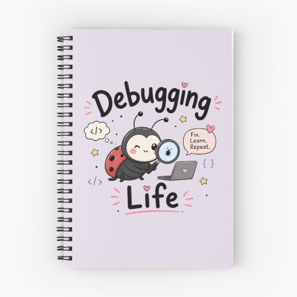 Item preview, Debugging Life Cute Programmer Design | Funny Coding Quote | Kawaii Developer Gift designed and sold by Sanika arts .