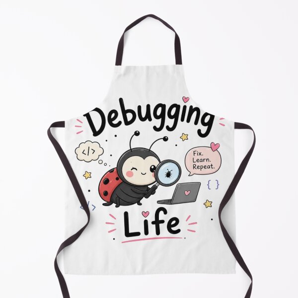 Item preview, Debugging Life Cute Programmer Design | Funny Coding Quote | Kawaii Developer Gift designed and sold by Sanika arts .