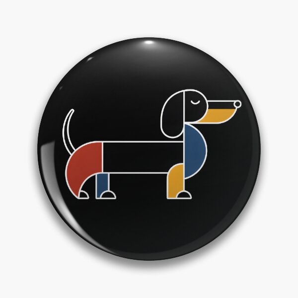 Item preview, Bauhaus Dachshund Design designed and sold by BarkhausStudio.