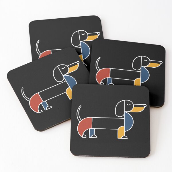 Item preview, Bauhaus Dachshund Design designed and sold by BarkhausStudio.