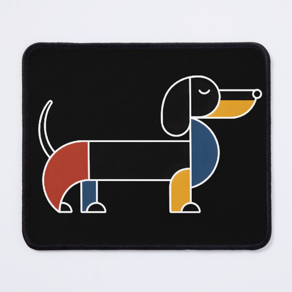 Item preview, Bauhaus Dachshund Design designed and sold by BarkhausStudio.