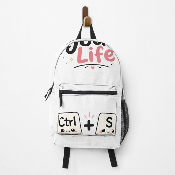 Item preview, Ctrl + S Your Life Cute Keyboard Quote | Kawaii Productivity Typography Sticker designed and sold by Sanika arts .