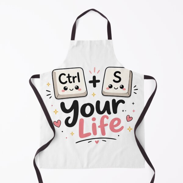 Item preview, Ctrl + S Your Life Cute Keyboard Quote | Kawaii Productivity Typography Sticker designed and sold by Sanika arts .