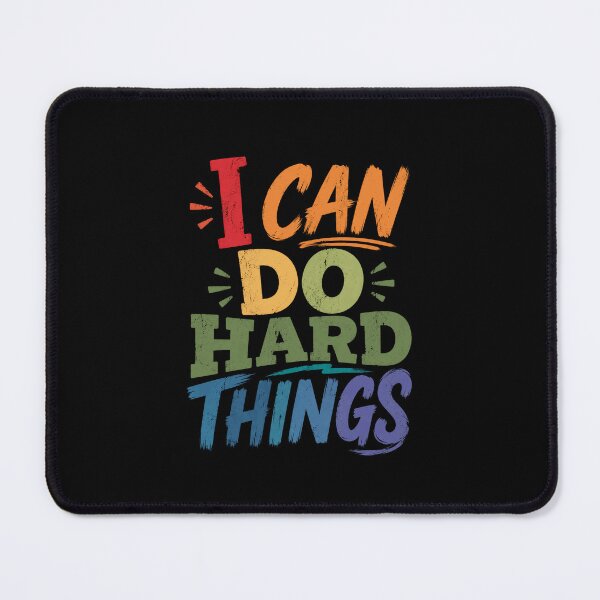 Item preview, I Can Do Hard Things Motivational Inspiration Positive Affirmation designed and sold by SkeletonsDanger.