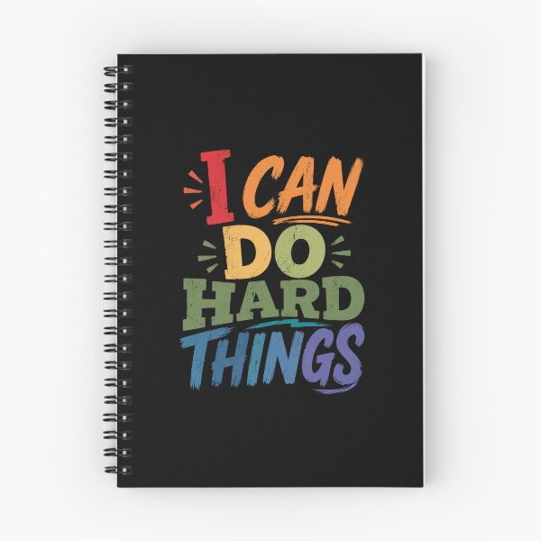 Item preview, I Can Do Hard Things Motivational Inspiration Positive Affirmation designed and sold by SkeletonsDanger.