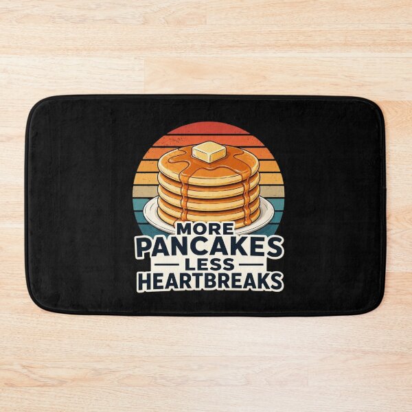 Item preview, More Pancakes, Less Heartbreaks | Funny Breakfast Gifts For Pancakes Lovers designed and sold by BrokenLabel.