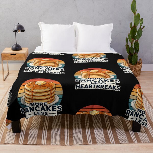 Item preview, More Pancakes, Less Heartbreaks | Funny Breakfast Gifts For Pancakes Lovers designed and sold by BrokenLabel.