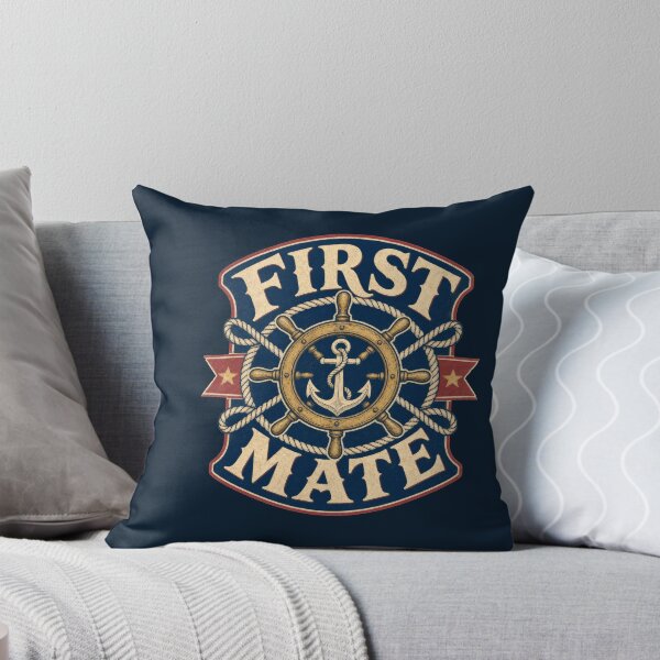 Item preview, First Mate Vintage Nautical Ship Wheel Anchor designed and sold by AntiqueImages.