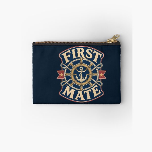 Item preview, First Mate Vintage Nautical Ship Wheel Anchor designed and sold by AntiqueImages.