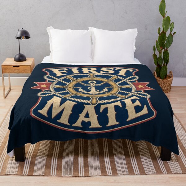 Item preview, First Mate Vintage Nautical Ship Wheel Anchor designed and sold by AntiqueImages.
