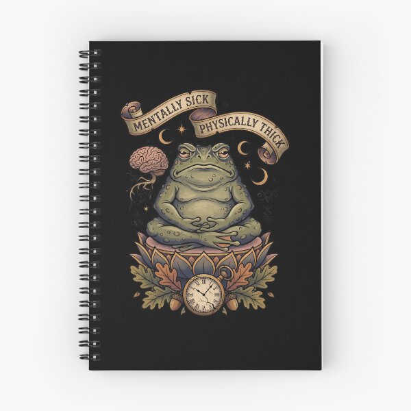 Item preview, Mentally Sick Physically Thick Mystical Toad Tattoo designed and sold by thenewall.