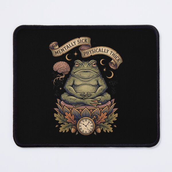 Item preview, Mentally Sick Physically Thick Mystical Toad Tattoo designed and sold by thenewall.