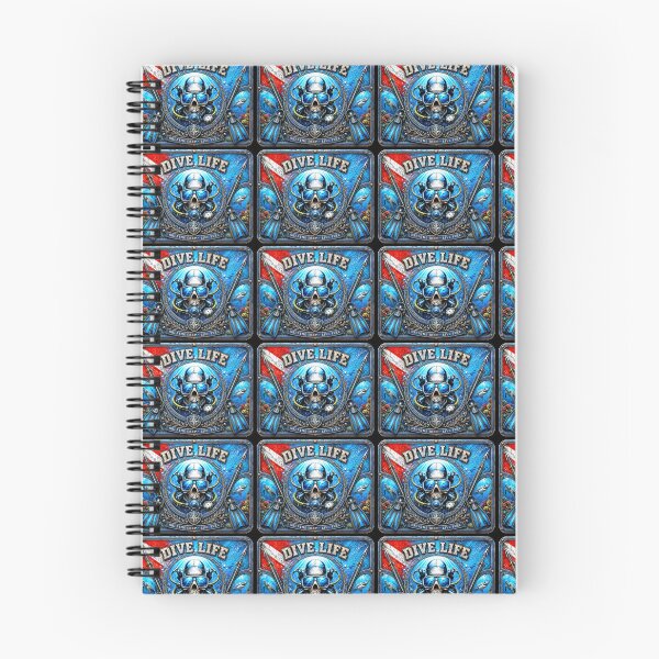 Item preview, Dive Life Skull Scuba Diving Challenge Coin Wall Art | Breathe Deep Live Free Ocean Diver Design designed and sold by artistwill.