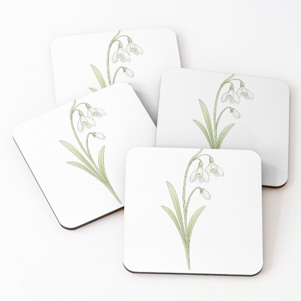 Item preview, Snowdrop bloom in delicate detail designed and sold by Side Quest Co..