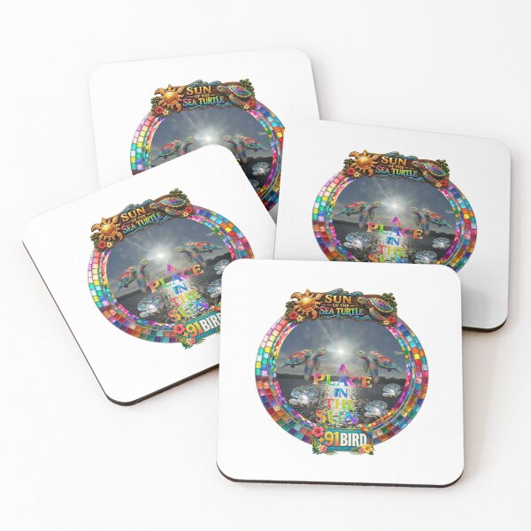 Item preview, Hayama Shinnase Beach Sunburst with Rainbow Sea Turtles - A Place in the Sun designed and sold by Plus91BIRD.