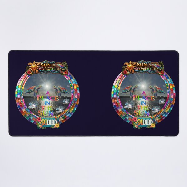 Item preview, Hayama Shinnase Beach Sunburst with Rainbow Sea Turtles - A Place in the Sun designed and sold by Plus91BIRD.