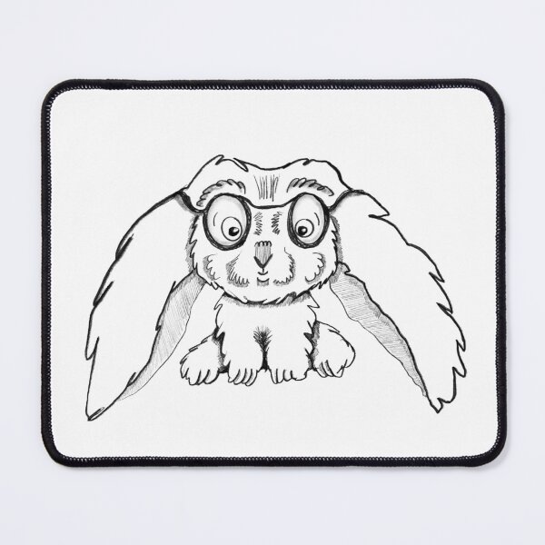 Item preview, Cute Bunny with Glasses designed and sold by penelopejade.