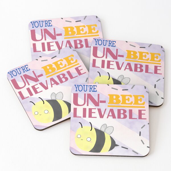 Item preview, You're Un BEE lievable - Funny and Cute Bee Pun Design designed and sold by CorruptFarmr.
